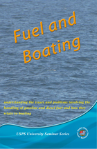 Fuel and Boating course book cover with rippling water