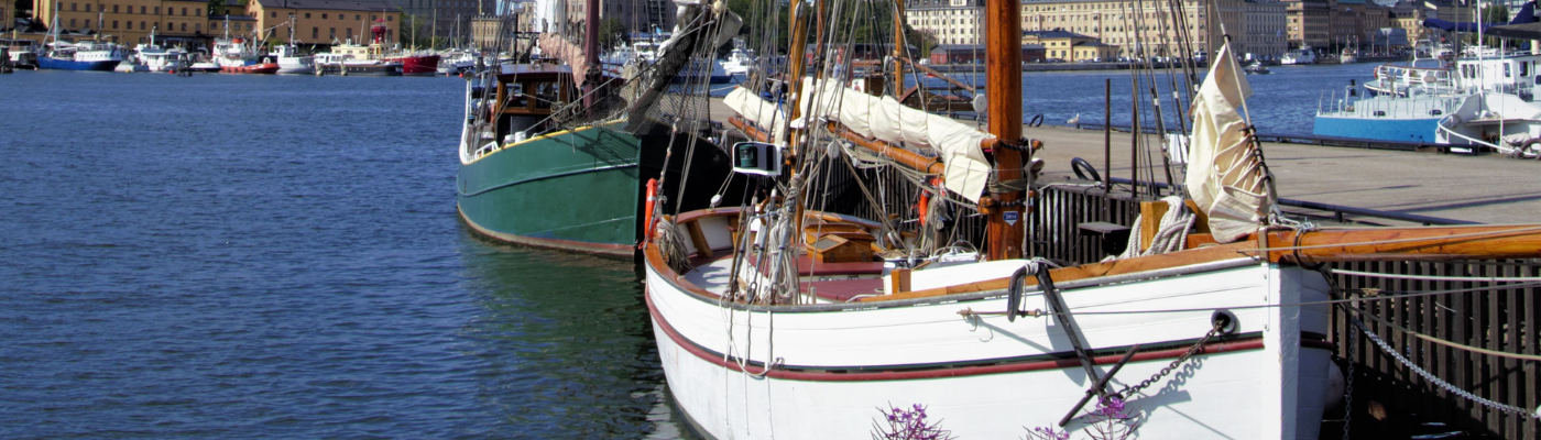 Two Sailboats at the dock