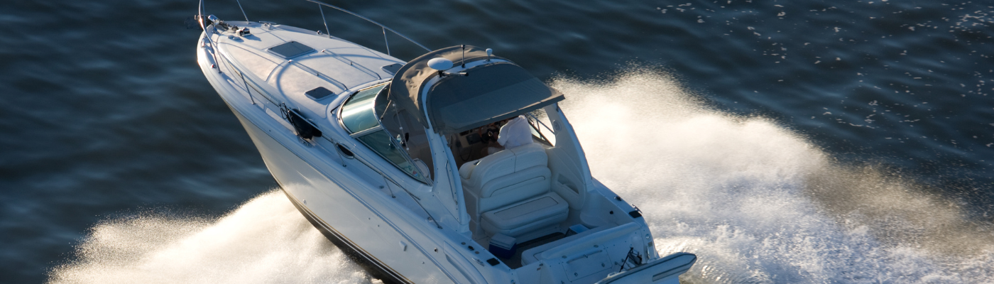 boat running in the ocean