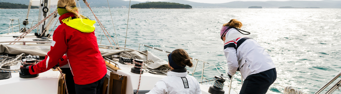 3 Women on a Sailboat