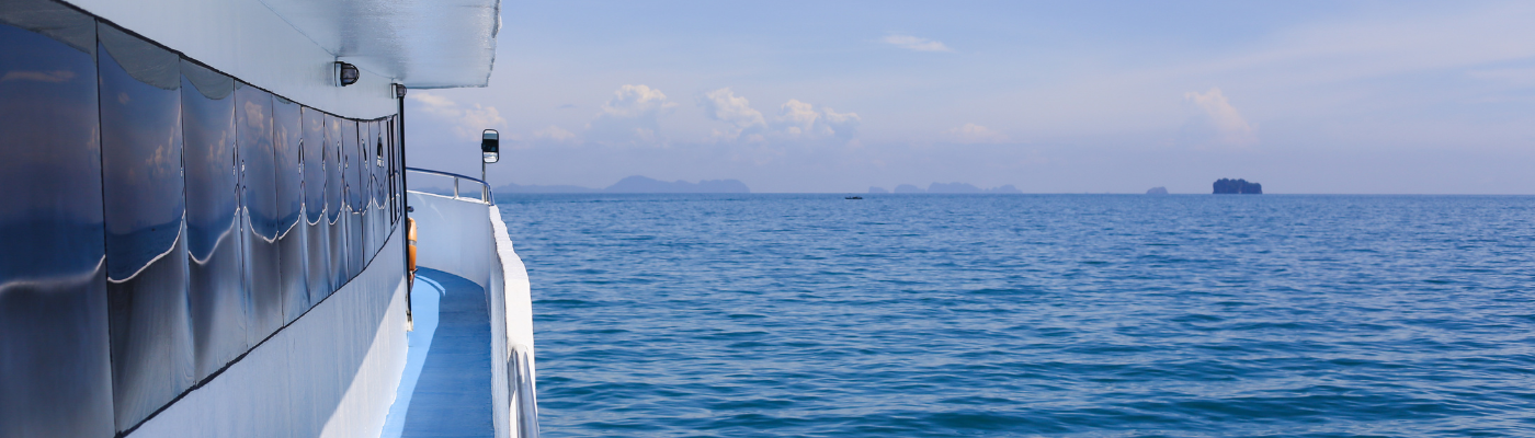 view from the side of a boat